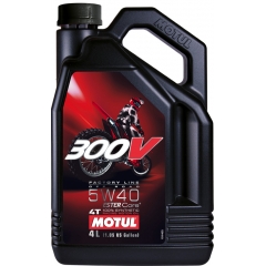 Synthetic Oil MOTUL 300V FACTORY LINE OFF ROAD 4T 5W-40 4L